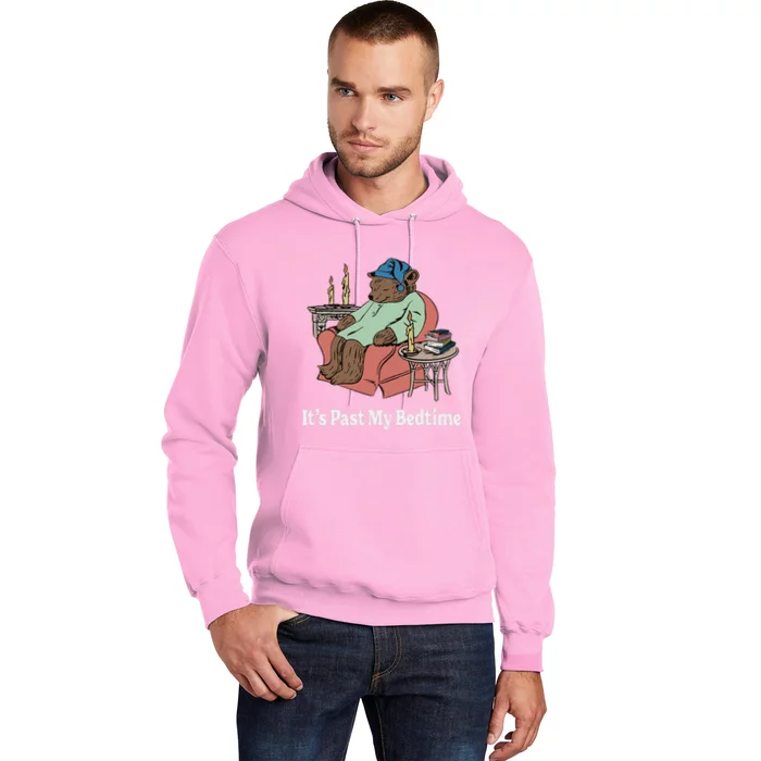 ItS Past My Bedtime Sleepy Bear Time Reading Hoodie