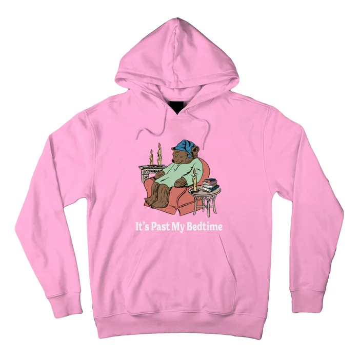 ItS Past My Bedtime Sleepy Bear Time Reading Hoodie