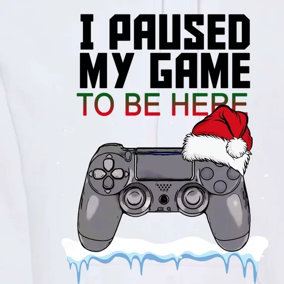 I Paused My Game To Be Here Christmas Gamer Premium Hoodie