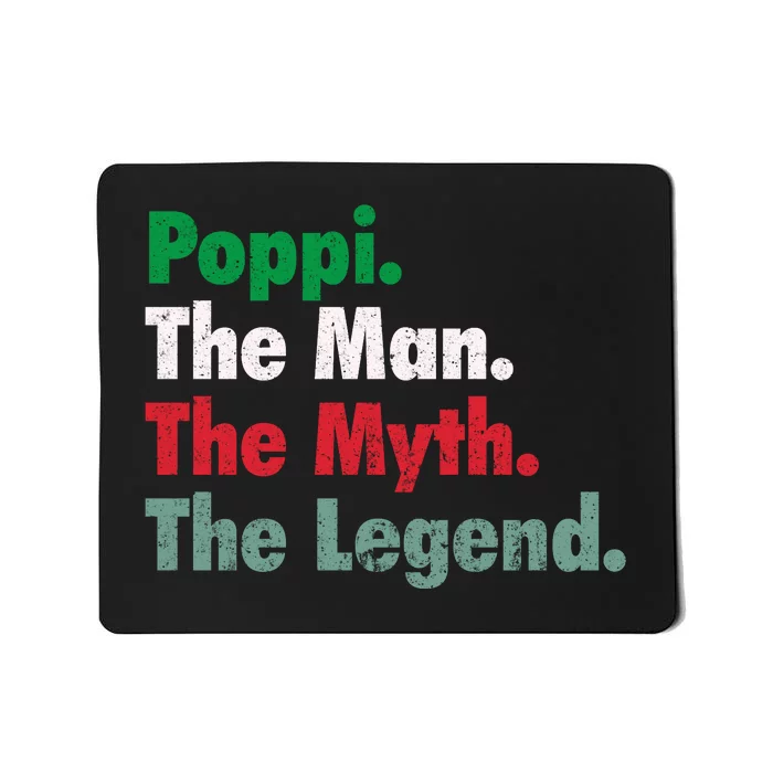 Italian Poppi Man Myth Legend Father Dad Uncle Mousepad