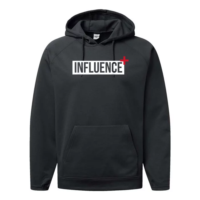 Influence Positively Motivational Performance Fleece Hoodie