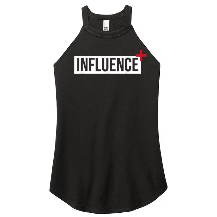 Influence Positively Motivational Women’s Perfect Tri Rocker Tank