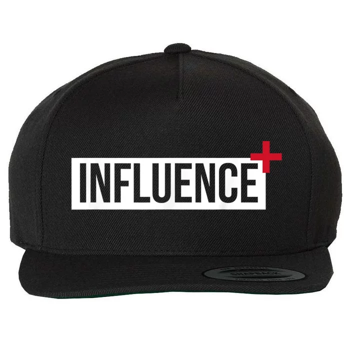 Influence Positively Motivational Wool Snapback Cap