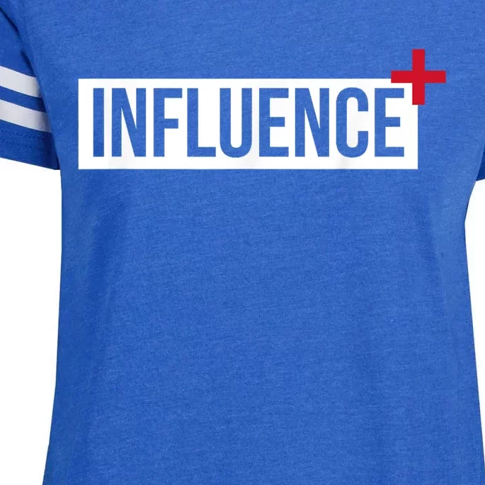 Influence Positively Motivational Enza Ladies Jersey Football T-Shirt