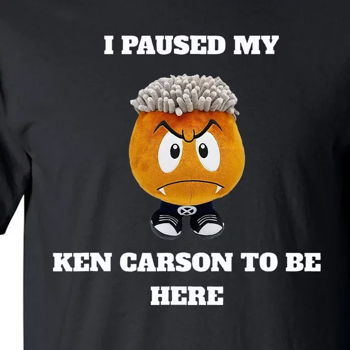 I Paused My Ken Carson To Be Here Agc A Great Chaos Vamp Tall T-Shirt