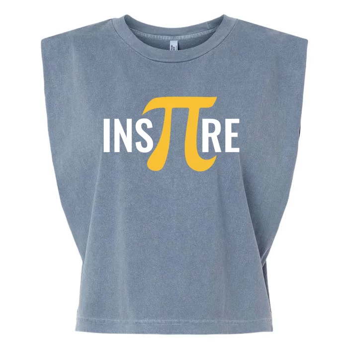 Inspire Pi Math Teacher 3 14 Pi National Day Gift Garment-Dyed Women's Muscle Tee