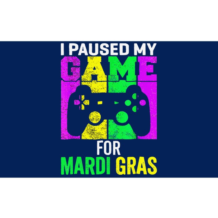 I Paused My Game For Mardi Gras Video Game Mardi Gras Bumper Sticker