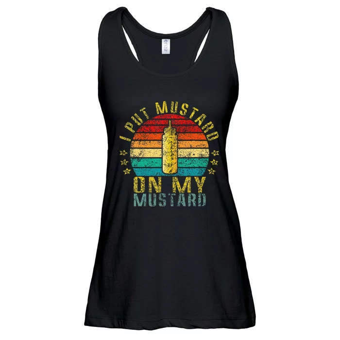 I Put Mustard On My Mustard Funny Retro Ladies Essential Flowy Tank