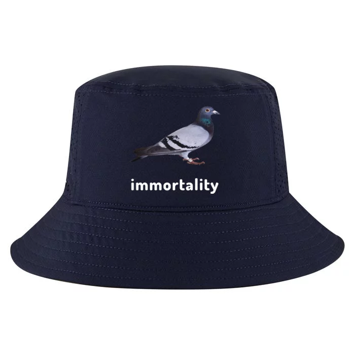 Immortality Pigeon Meme Oddly Weirdcore Cool Comfort Performance Bucket Hat