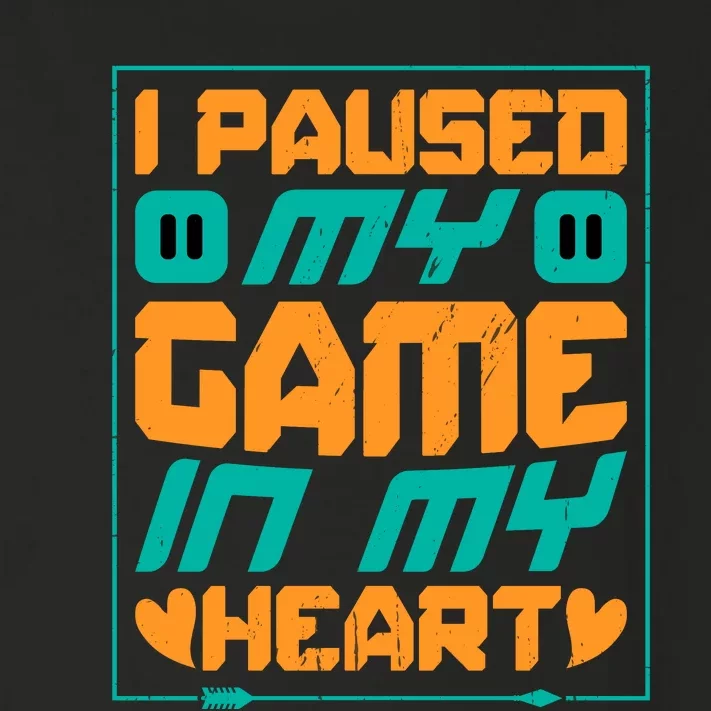 I Paused My Game T Toddler Long Sleeve Shirt