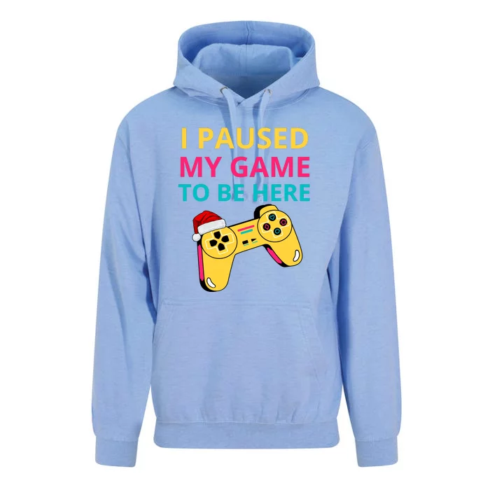 I Paused My Game To Be Here Unisex Surf Hoodie