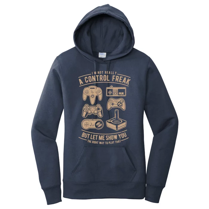 I Paused My Game To Be Here Control Freak Great Gift Gamer Funny Gift Women's Pullover Hoodie