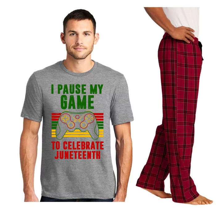 I Pause My Game To Celebrate Juneteenth Gamer Pajama Set