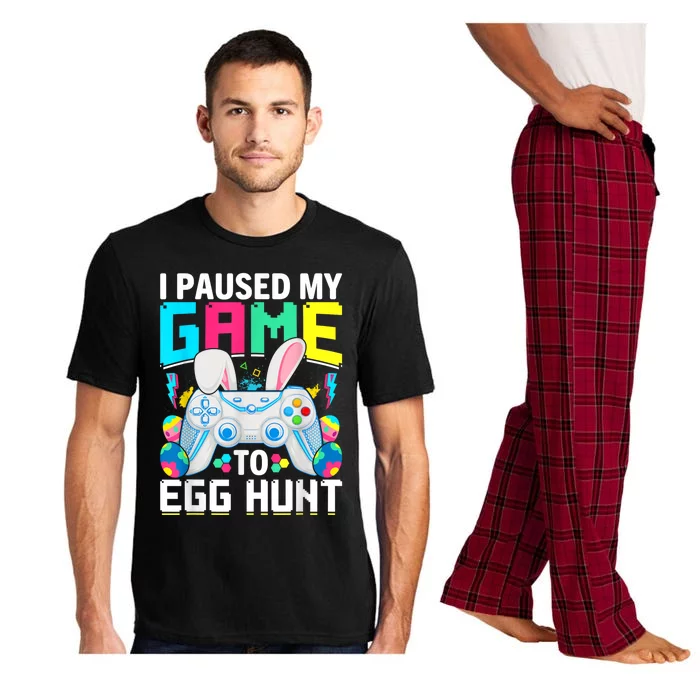 I Paused My Game To Egg Hunt Video Game Happy Easter Pajama Set