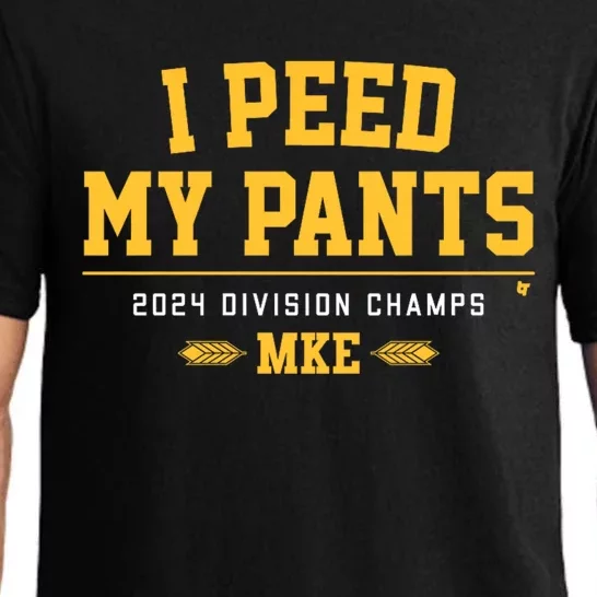 I Peed My Pants Milwaukee Baseball Division Champs Pajama Set