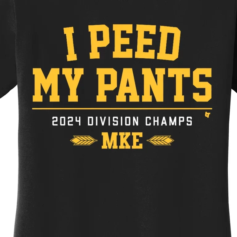 I Peed My Pants Milwaukee Baseball Division Champs Women's T-Shirt