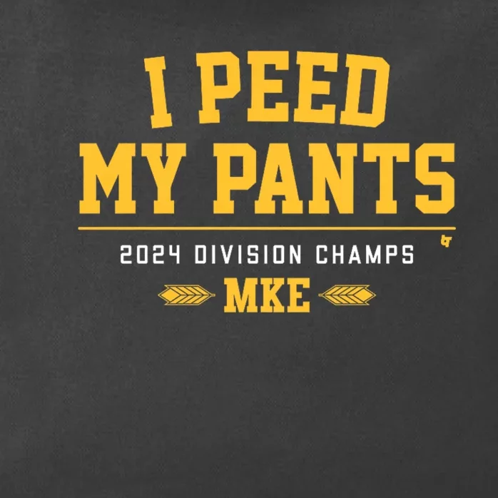 I Peed My Pants Milwaukee Baseball Division Champs Zip Tote Bag