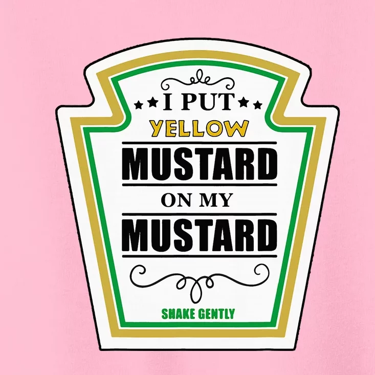 I Put Mustard On My Mustard Halloween Couple Team Toddler T-Shirt