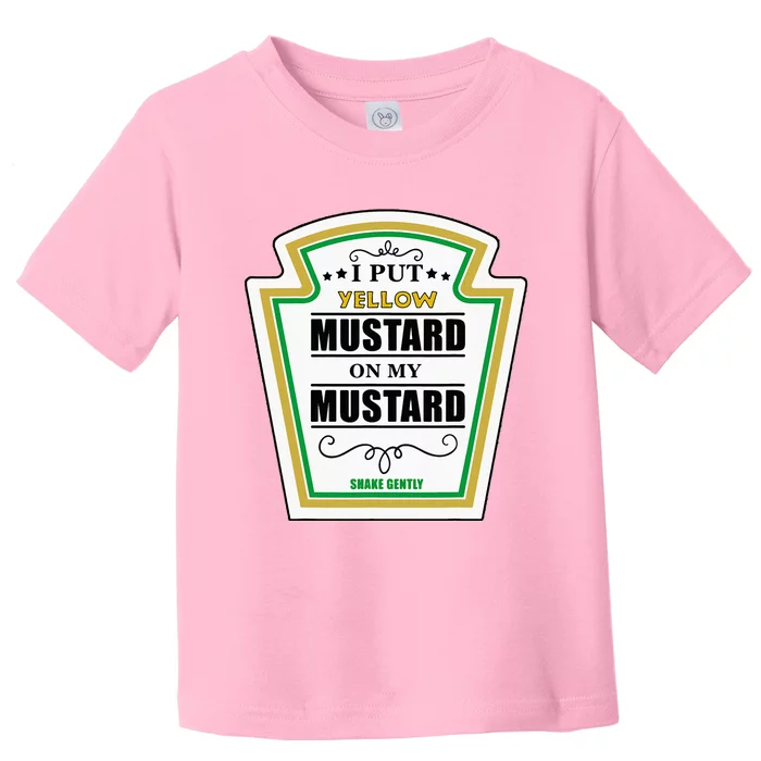 I Put Mustard On My Mustard Halloween Couple Team Toddler T-Shirt