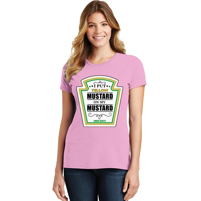 I Put Mustard On My Mustard Halloween Couple Team Women's T-Shirt