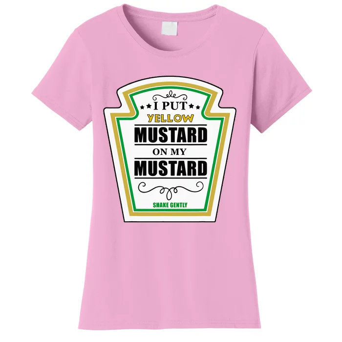 I Put Mustard On My Mustard Halloween Couple Team Women's T-Shirt