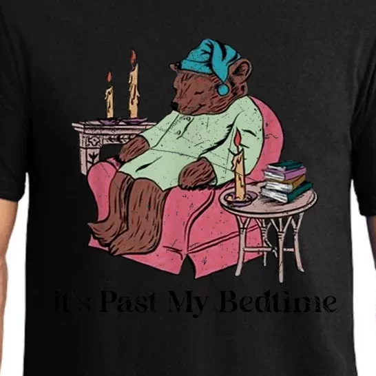 ItS Past My Bedtime Funny Bear Sleeping Pajama Set