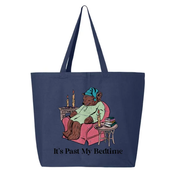 ItS Past My Bedtime Funny Bear Sleeping 25L Jumbo Tote