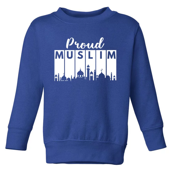 Islam Proud Muslim Ramadan Mosque Gift Cool Gift Toddler Sweatshirt