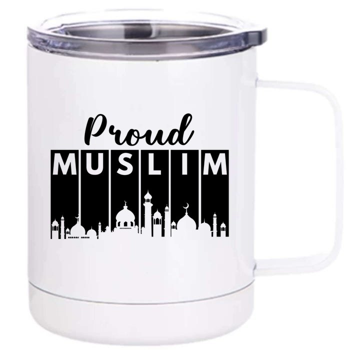 Islam Proud Muslim Ramadan Mosque Gift Cool Gift Front & Back 12oz Stainless Steel Tumbler Cup