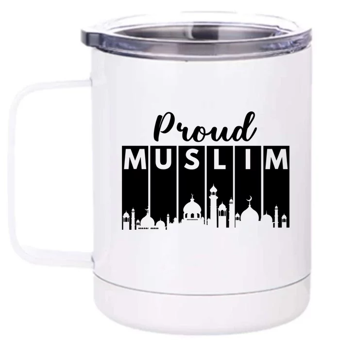 Islam Proud Muslim Ramadan Mosque Gift Cool Gift Front & Back 12oz Stainless Steel Tumbler Cup