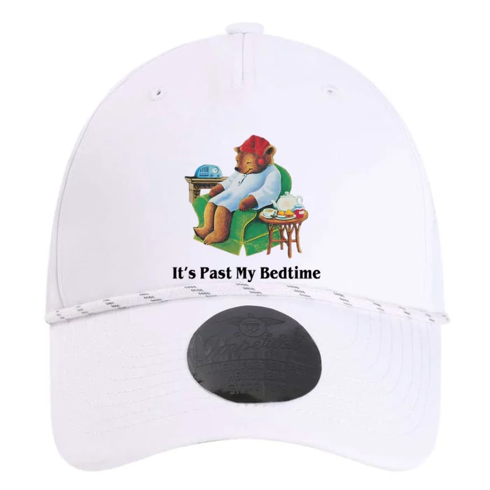 ItS Past My Bedtime Funny Bear Lover Gifts Performance The Dyno Cap