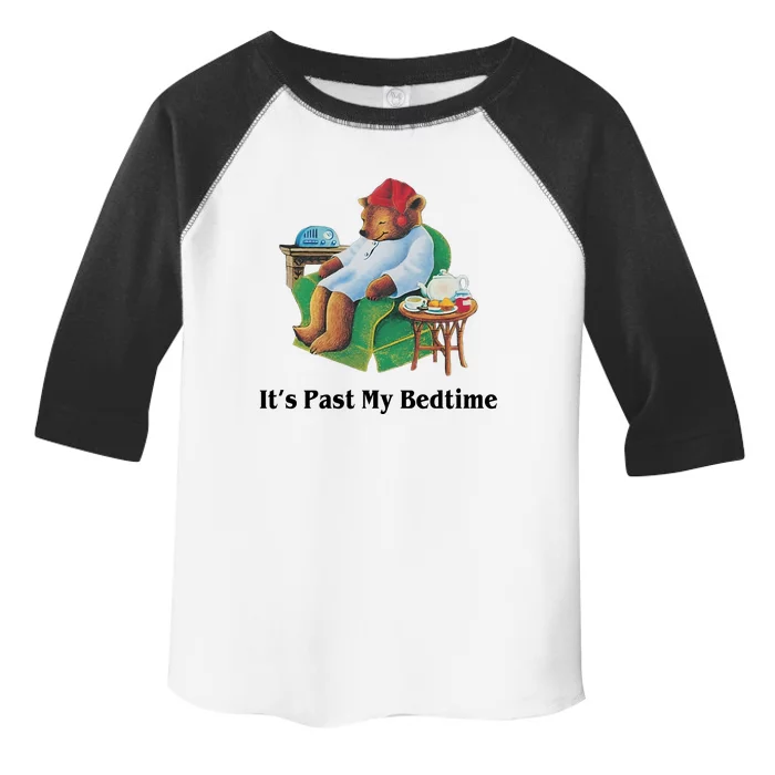 ItS Past My Bedtime Funny Bear Lover Gifts Toddler Fine Jersey T-Shirt