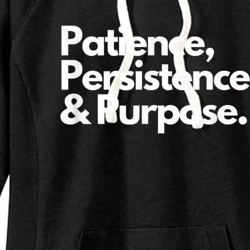 Inspiring Positive Message Self Growth Quote Women's Fleece Hoodie