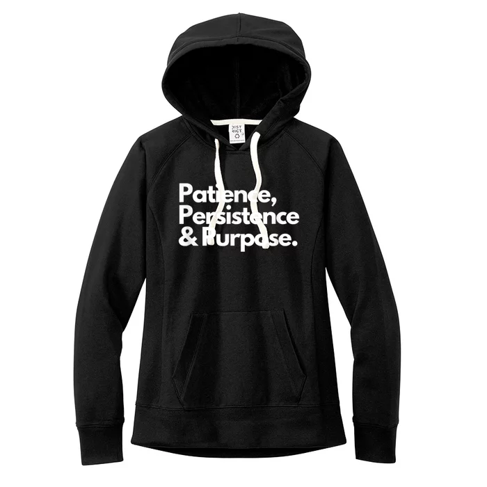 Inspiring Positive Message Self Growth Quote Women's Fleece Hoodie