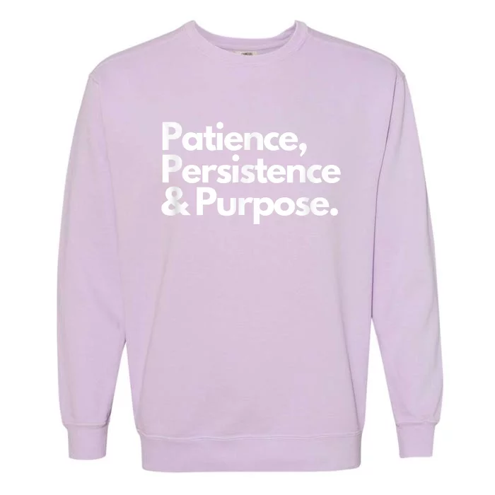 Inspiring Positive Message Self Growth Quote Garment-Dyed Sweatshirt