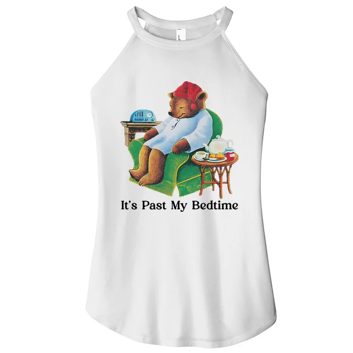 ItS Past My Bed Time Tea Funny Bear Cute Women’s Perfect Tri Rocker Tank