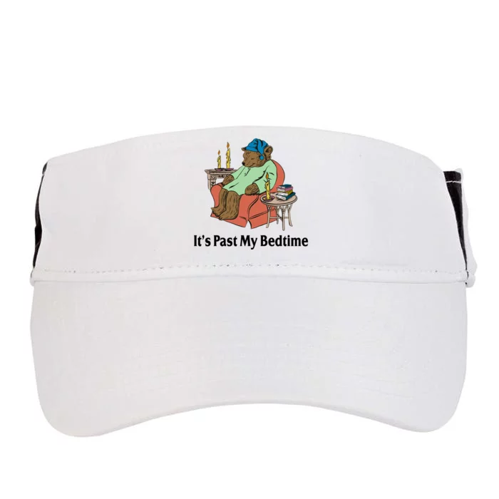 Its Past My Bedtime Funny Bear Adult Drive Performance Visor