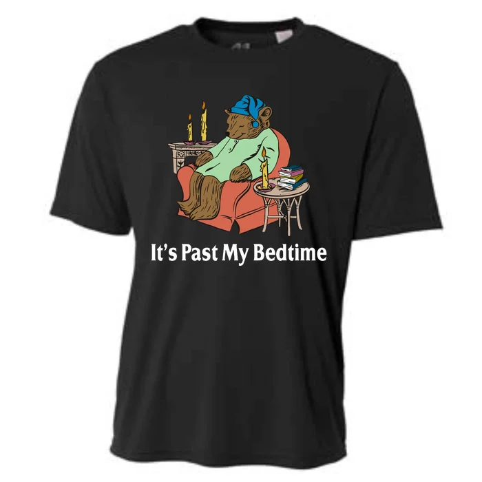 Its Past My Bedtime Funny Bear Cooling Performance Crew T-Shirt