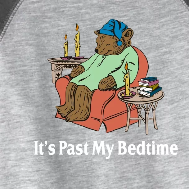 Its Past My Bedtime Funny Bear Toddler Fine Jersey T-Shirt