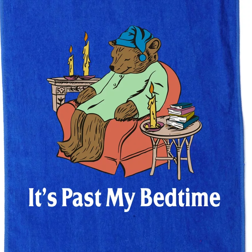 Its Past My Bedtime Funny Bear Platinum Collection Golf Towel