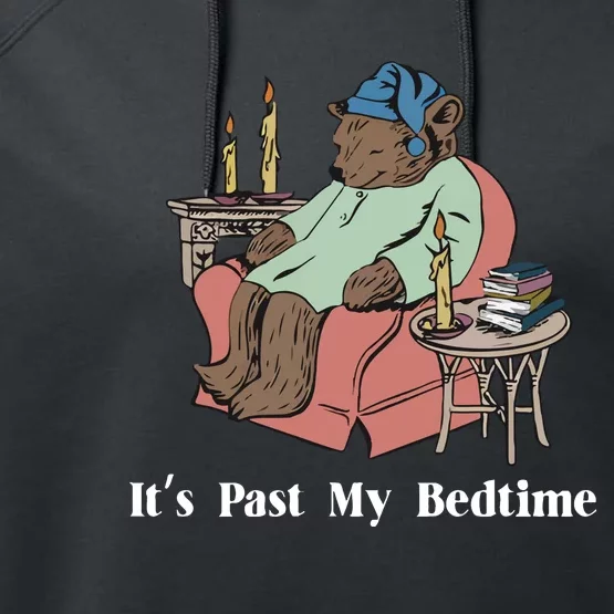 It’S Past My Bedtime Bear Performance Fleece Hoodie