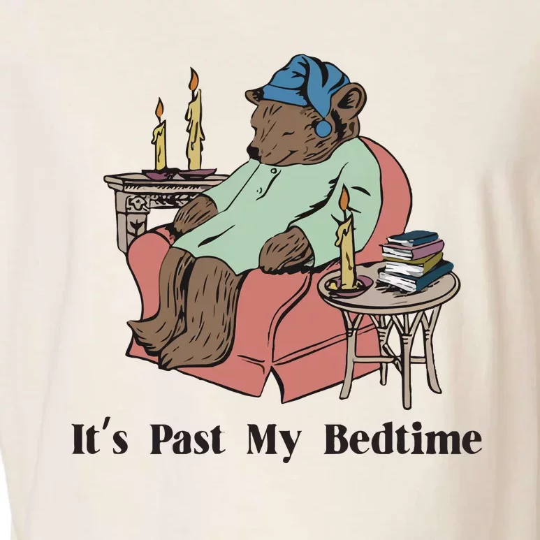 It’S Past My Bedtime Bear Garment-Dyed Women's Muscle Tee