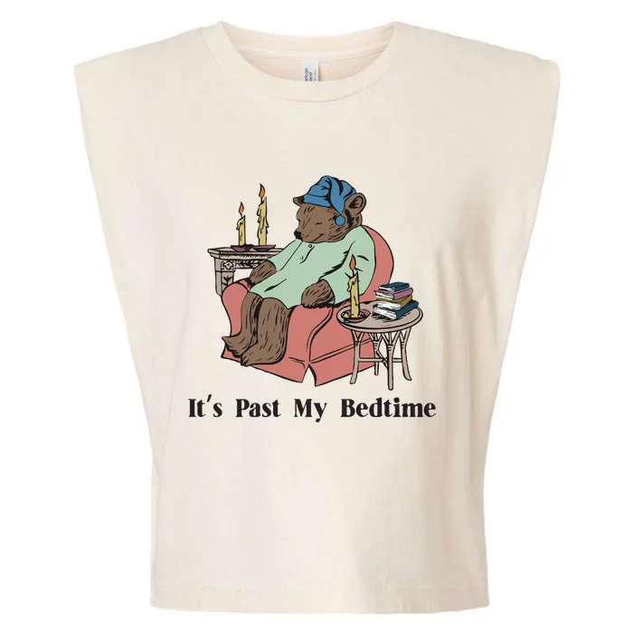 It’S Past My Bedtime Bear Garment-Dyed Women's Muscle Tee