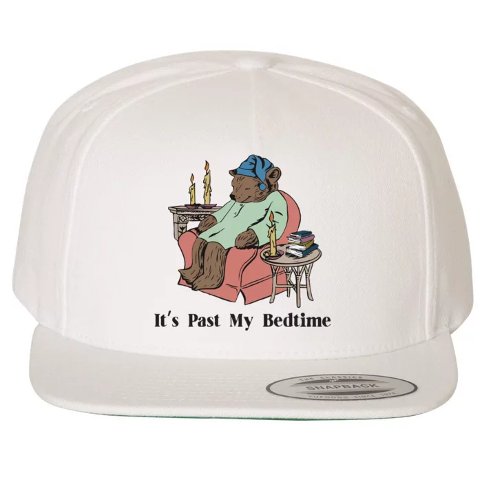 It’S Past My Bedtime Bear Wool Snapback Cap