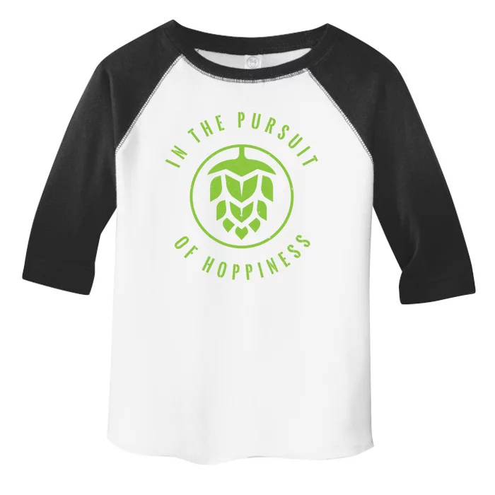 In Pursuit Of Hoppiness Funny Gift Cool Craft Beer Gift Toddler Fine Jersey T-Shirt