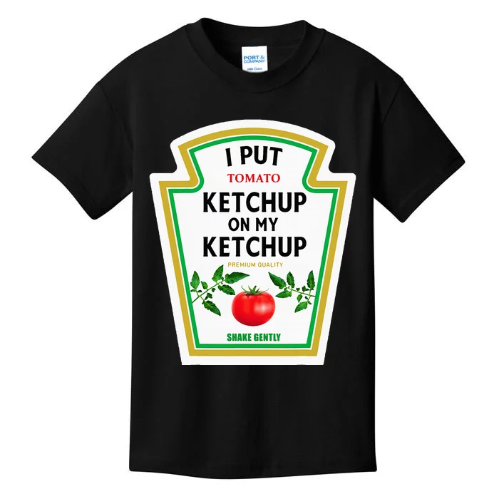 I Put On My Costume Mustard Mayo Love Kids T-Shirt