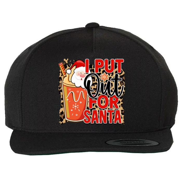 I Put Out For Santa Is Funny Christmas Is Holiday Party Gift Wool Snapback Cap