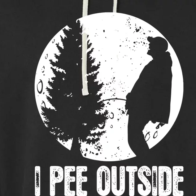 I Pee Outside Inappropriate Garment-Dyed Fleece Hoodie