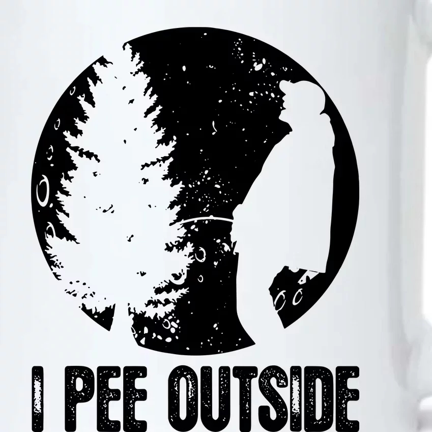 I Pee Outside Inappropriate Black Color Changing Mug