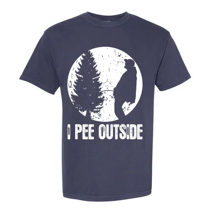 I Pee Outside Inappropriate Garment-Dyed Heavyweight T-Shirt